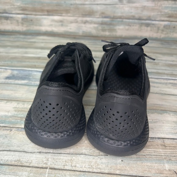 Crocs Literide Pacer Sneakers Shoes Mens Size 11 Black - Picture 6 of 11